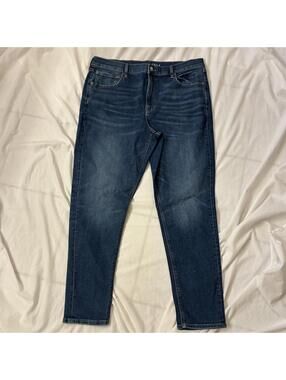 American Eagle Womans Sz18 Med Wash 90s Skinny Hi-Rise Retro Stretch Denim Jeans